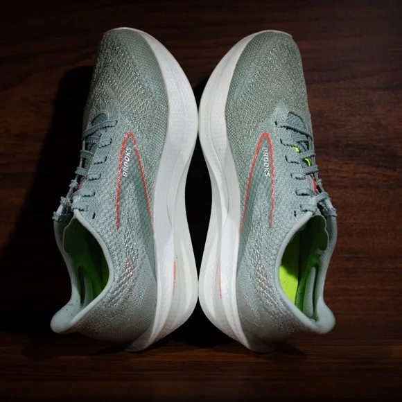 Brooks Hyperion Elite 3 Men's Size 7 D Green Orange Running Shoes Sneakers - Picture 7 of 10